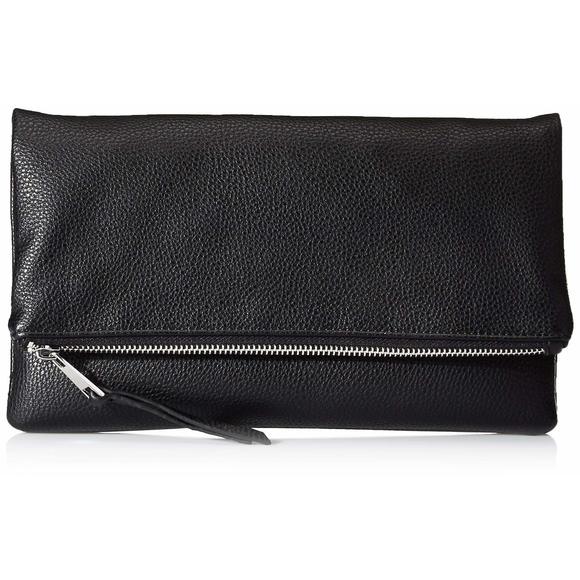 Southampton Zier Foldover Clutch, Black, One Size Uwu :P - Picture 1 of 7